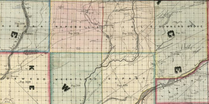 Aurora, Naperville, Lisle, Downers Grove, Oswego, Wheatland, Will, and Lemont Townships